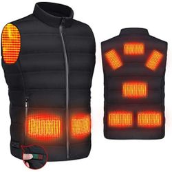 Black Heated Vest XL