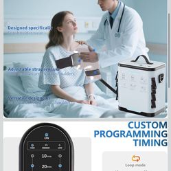 Cold Therapy Machine with Programmable Timer, Portable Ice Machine for Shoulder After Surgery, Shoulder Replacement Recovery System, Cryotherapy Pain 