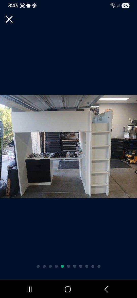 Bunk Bed With Desk And Closet
