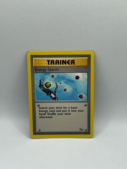 Pokemon Fossil Energy Search Trainer Card #59