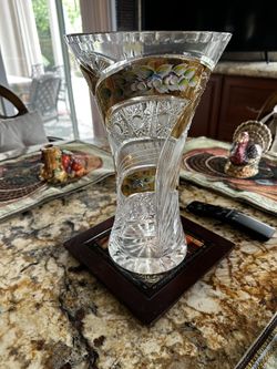Chrystal Vase ? Bohimia , Excellent Quality