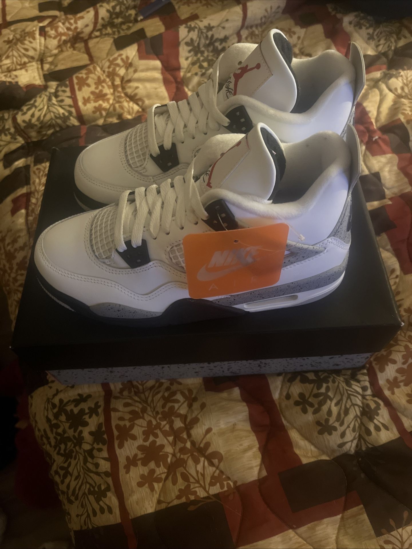 Jordan 4 White Cement Sz6