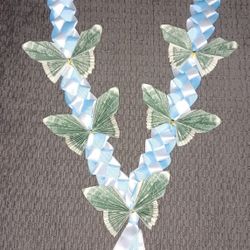 Money Lei Graduation Necklace