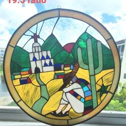 Stained Glass Round Vitral