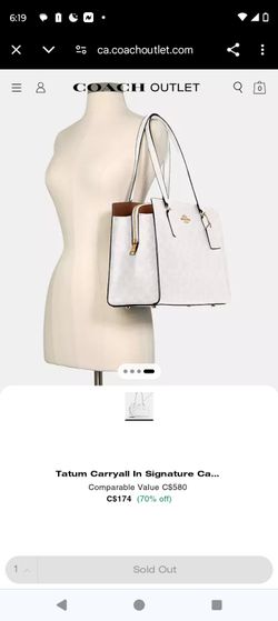 White Coach Purse