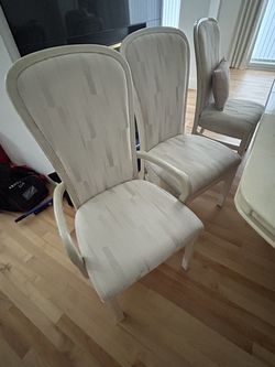 dining table and chairs
