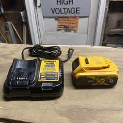 Dewalt Dcd112 Charger & Dewalt 5AH Battery Brand New