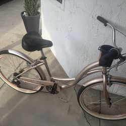 Bayside Rose Gold Beach Cruiser