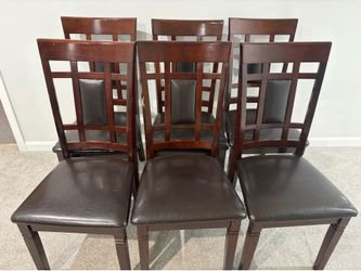 Set of 6 dining chairs