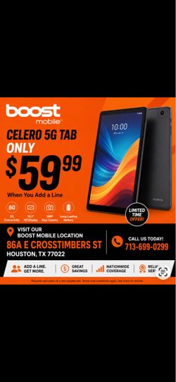 Celero 5g Tab @Boostmobile