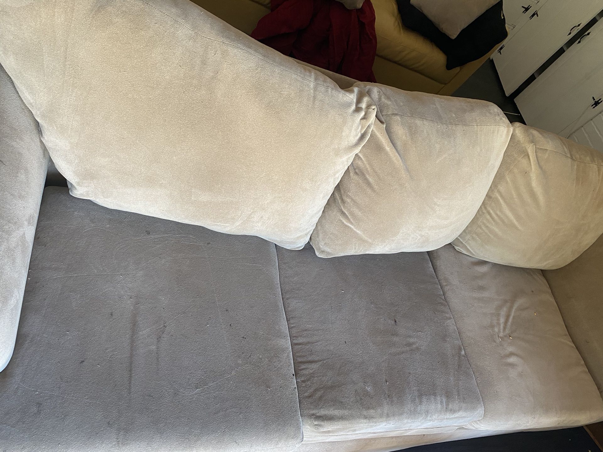 FREE. —-Two piece sectional couch