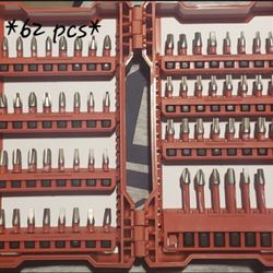MILWAUKEE   - SHOCKWAVE Impact Duty Drill and Alloy Steel Screw Driver Bit Set (62-Piece)