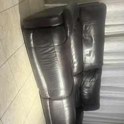 Leather Couch / Recliner 