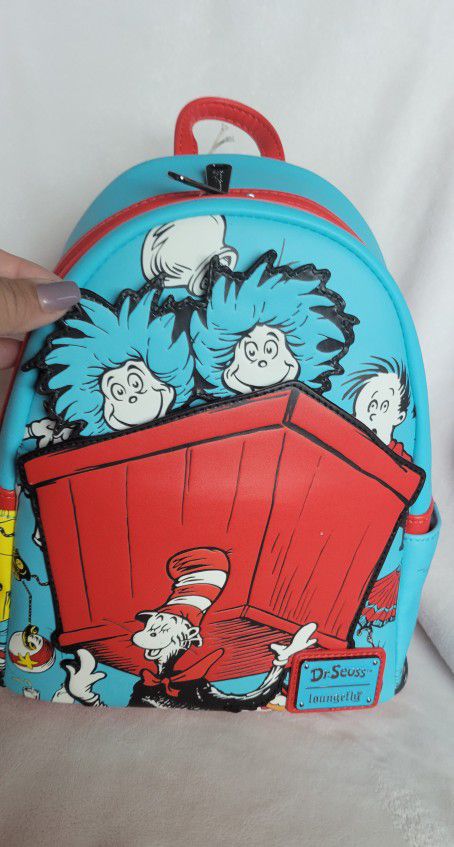 Loungefly Dr. Seuss Thing 1 and Thing 2 backpack 