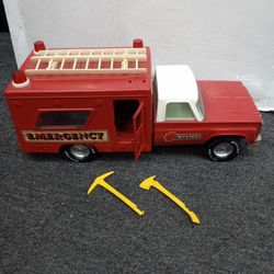 Vintage 16” Nylint Emergency Medical toy truck vehicle with some accessories 16-6-7"H USA