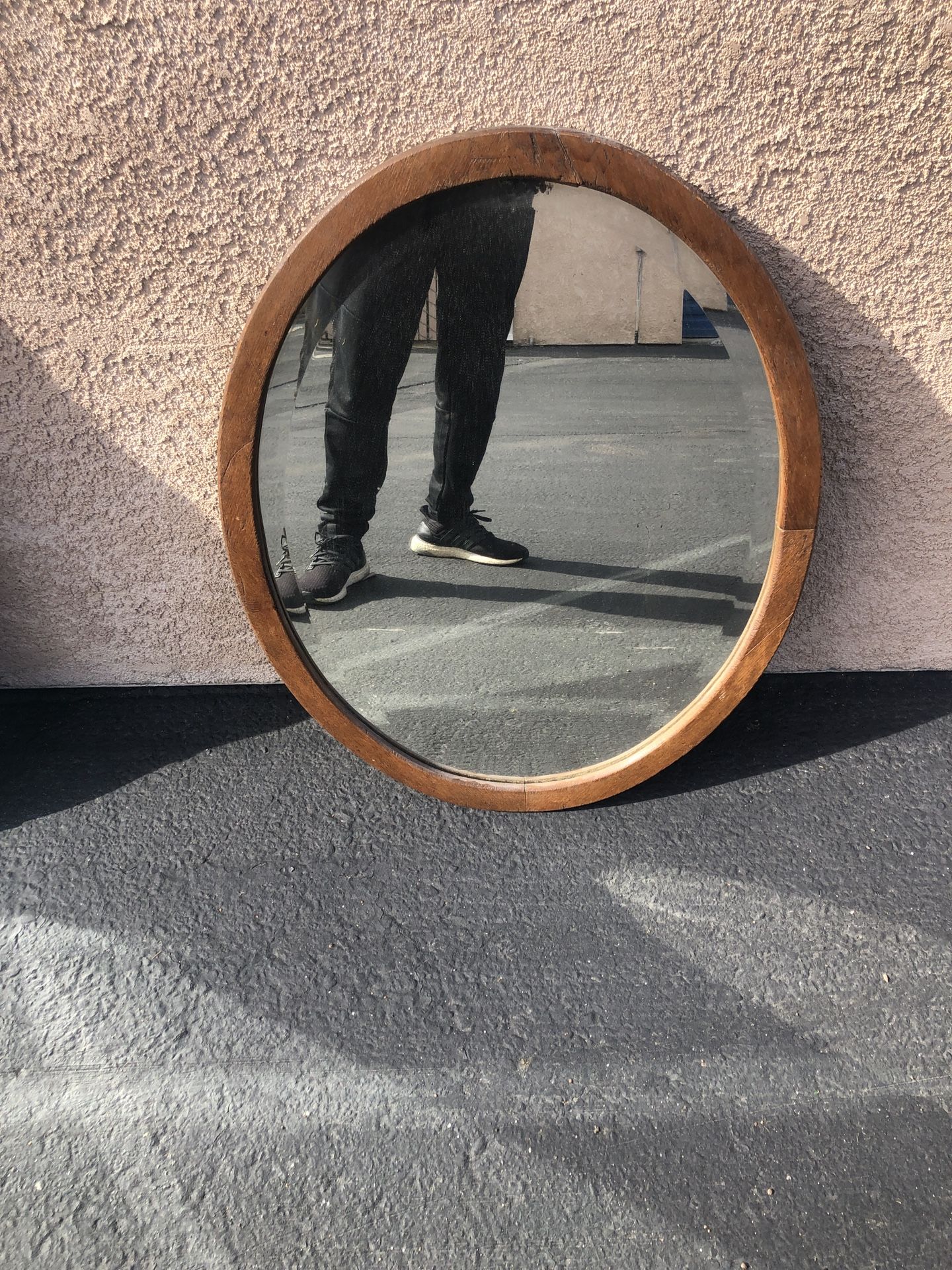 Antique Mirror - Vintage Wood