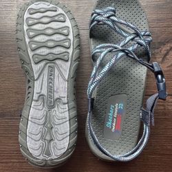 New Skechers Womens Reggae Trail Grazer Navy 9us