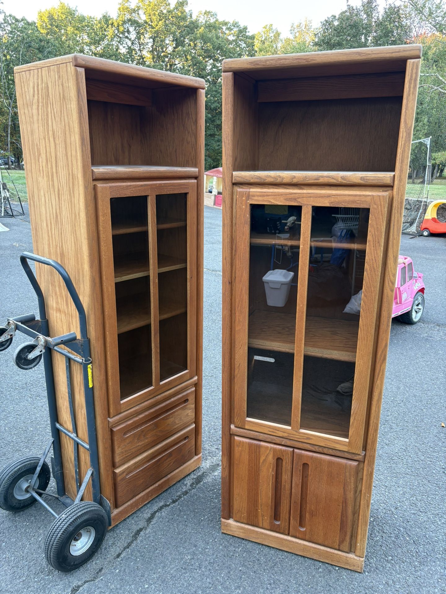 FREE Wall Unit Cabinets With top shelf Lighting
