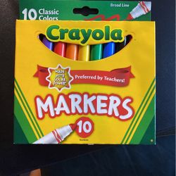 Crayola Broad Line Markers Brand New Unopened
