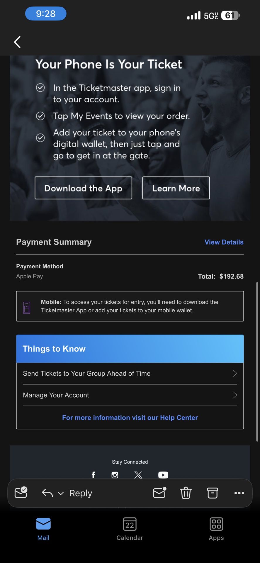 2 Junior h Tickets For Tonight I Paid $190