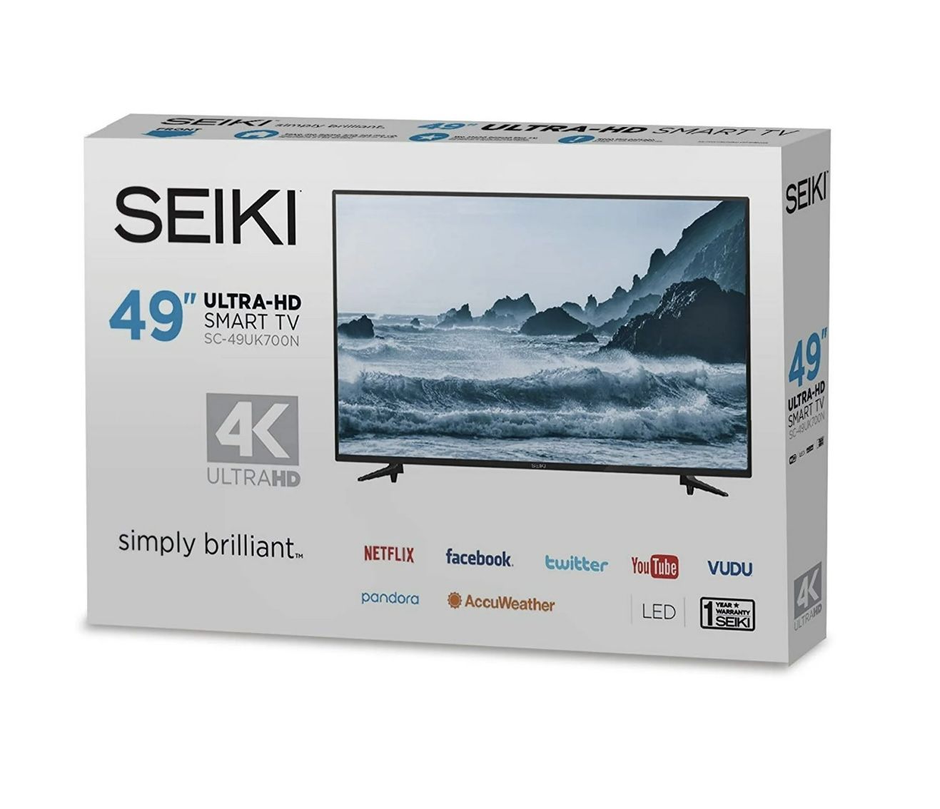 Seiki 49" Class 4K Smart LED TV