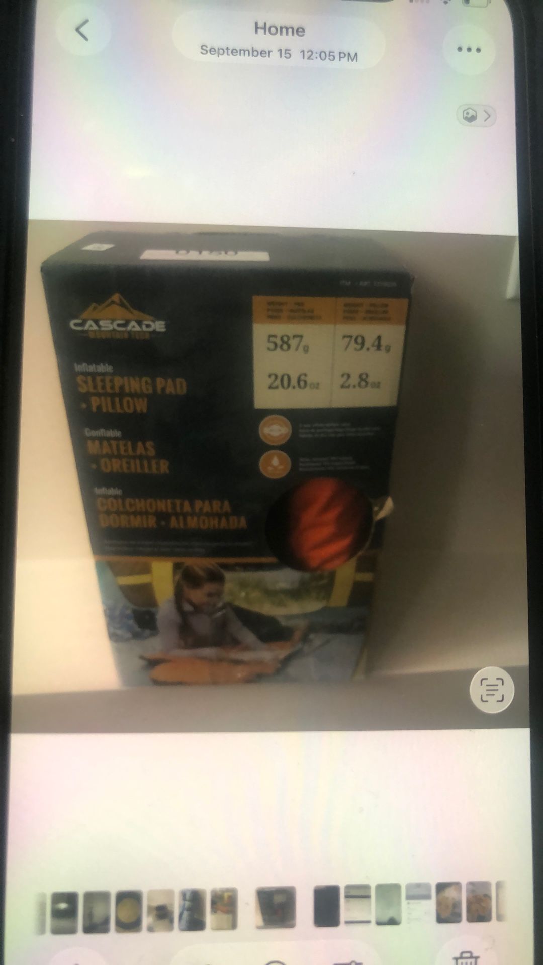 Sleeping Pad And Pillow 