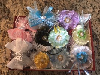 Girl hair accessories, clips, bands
