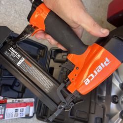 Pierce Nail Gun with Porter Cable Nails. Like New!