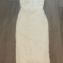 White strapless forever 21 dress