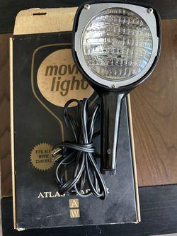 Vintage Atlas Warner Movie Light