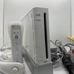 $95 for Nintendo Wii console & components & 1 remote & nunchuck / $195 with accessories & games- SEE NOTES