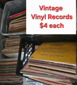 3,000 Vintage Vinyl Records $4 each