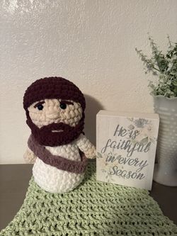 Handmade Jesus plushie 11” Tall