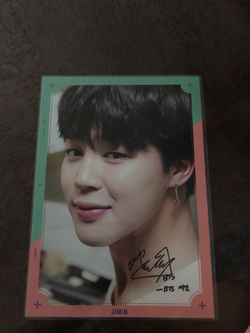 BTS Park Jimin Laminated Photo