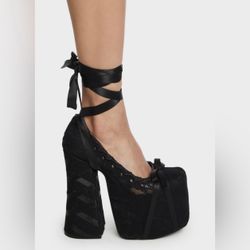 Ballet platform heels deals
