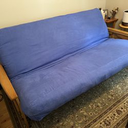 Futon - Queen Size With Mattress And Mattress Cover