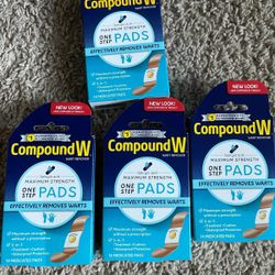Compound W Wart Remover Pads 4pack