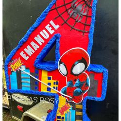 Spiderman Number Piñata 🕷️ 