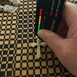 Silver Cross Passes Diamond Tester 50 Dollars