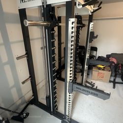 Relentless Half Rack Smith Machine 