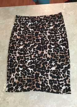 Brand new leopard print pencil skirt