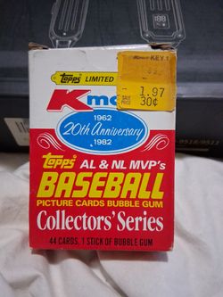 1982 Topps Kmart Baseball Collectors Series Box