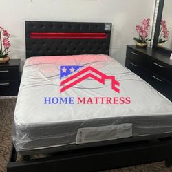 Camas Y Colchón King  Size 🔵 Bed And Mattress 