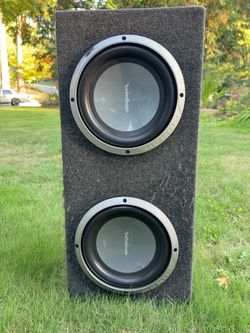 Dual Rockford Fosgate Punch P2 12” Subs w/ Box
