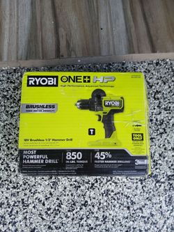 HAMMER DRILL RYOBI 18V TOOL ONLY
