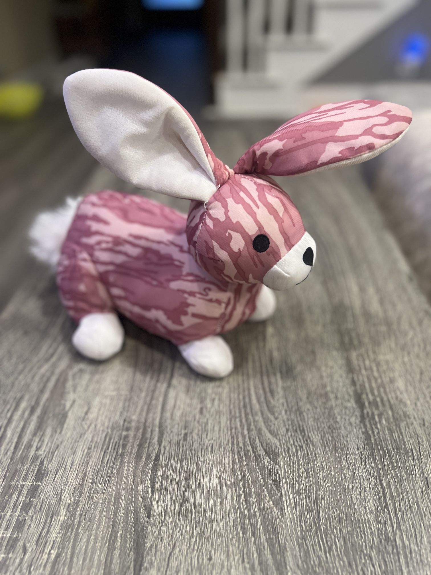 Camouflage Bunny Rabbit Plush Toy Mossy Oak Pink Stuffed Animal