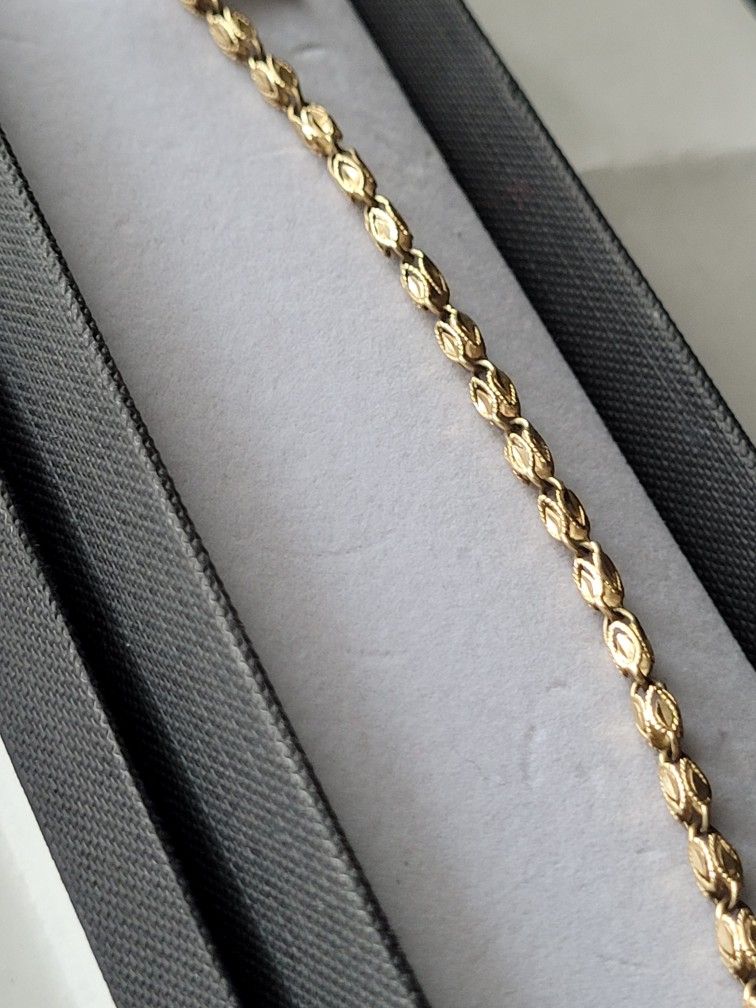 Turkish Link 14k Gold Bracelet 