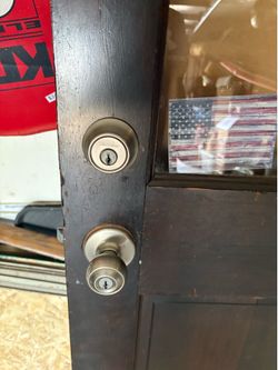 Solid wood door