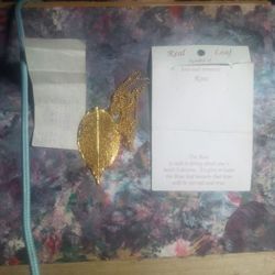 Antique Leaf Necklace 