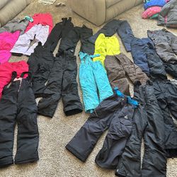 Boys And Girls winter coats, snow pants for size 7/8